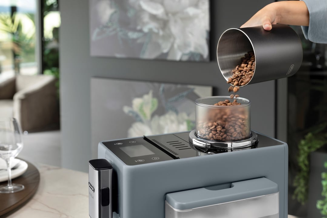Delonghi Rivelia (Pebble Grey) Fully Automatic Coffee Machine EXAM44055G