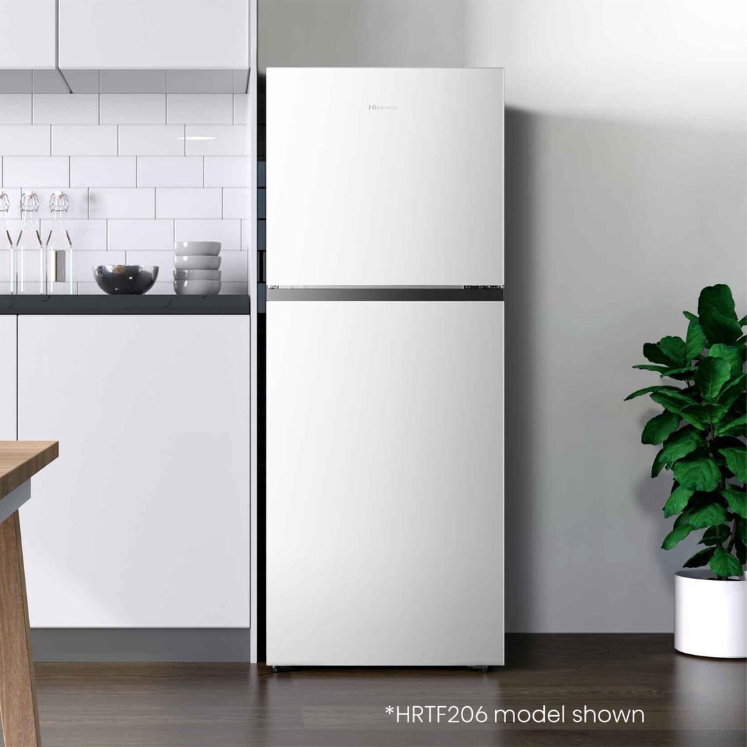 Hisense Top Mount Fridge 205L White HRTF206