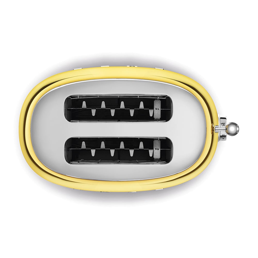 Smeg 50's Retro Style Aesthetic 2 Slice Toaster Gold TSF01GOAU