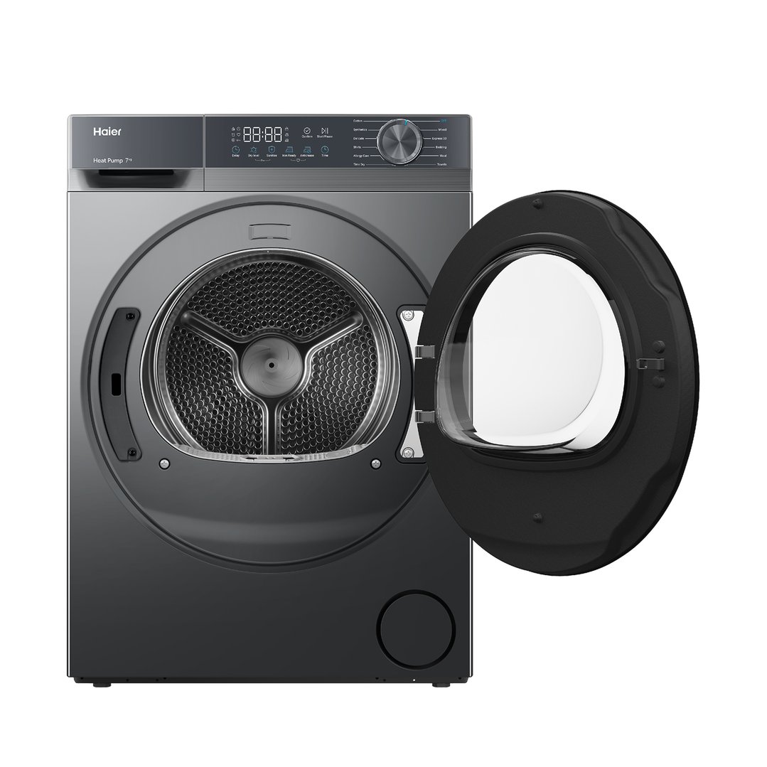 Haier 7kg 300 Series Heat Pump Dryer - Black HDHP70LCB2