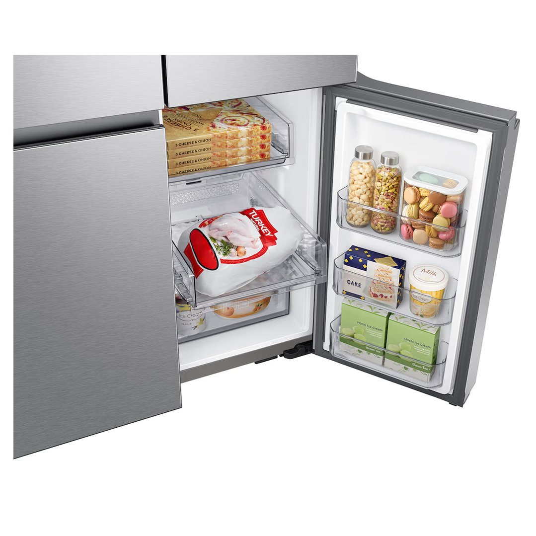 Samsung 649L 4-Door French Door Refrigerator - Silver SRF7100S
