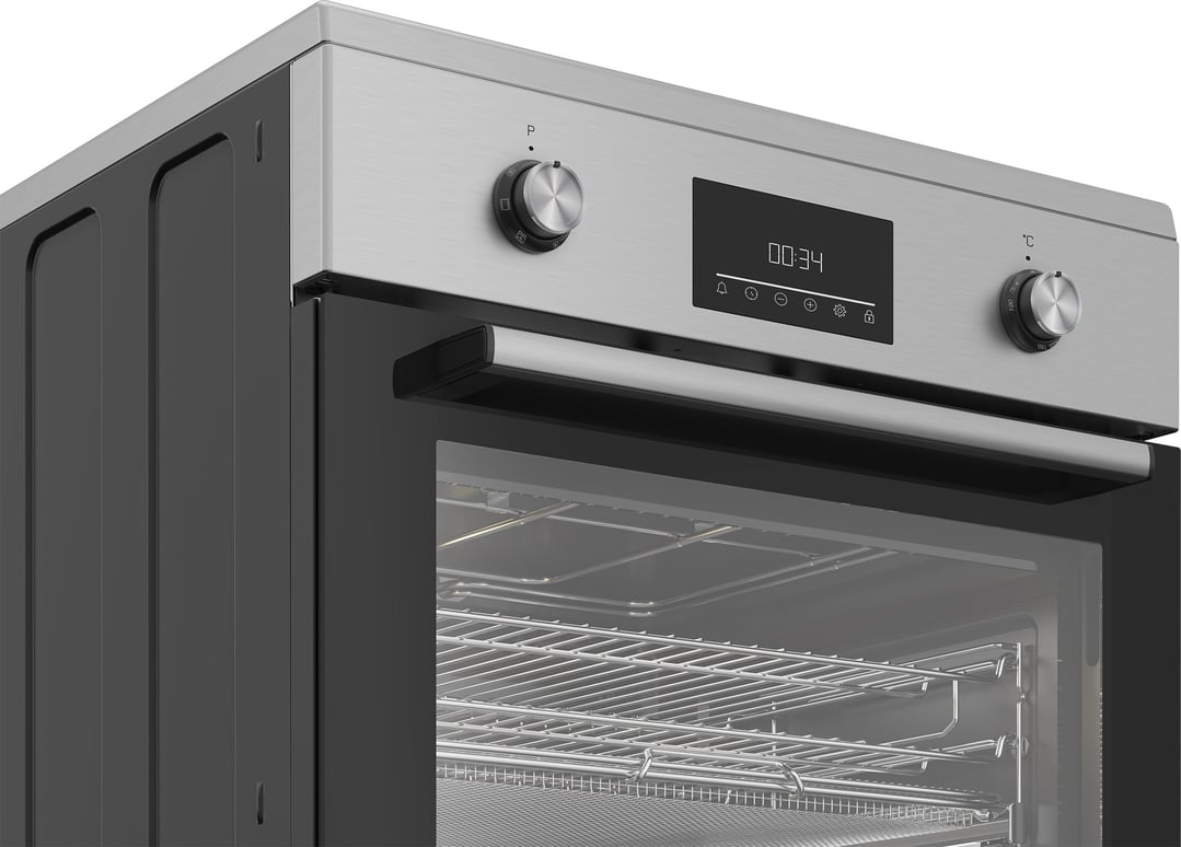 Beko Aeroperfect 60cm Freestanding Cooker with SteamAdd & Airfry & Induction Cooktop - Stainless Steel BFCB60IMX