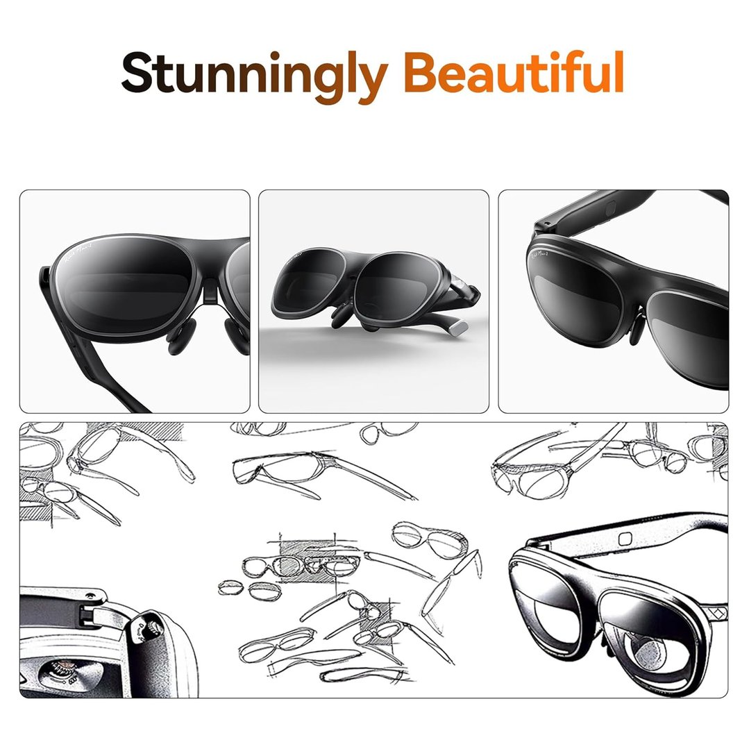 Rokid Max 2 AR Glasses - Silver ROK-MAX2GLASSES-SIL