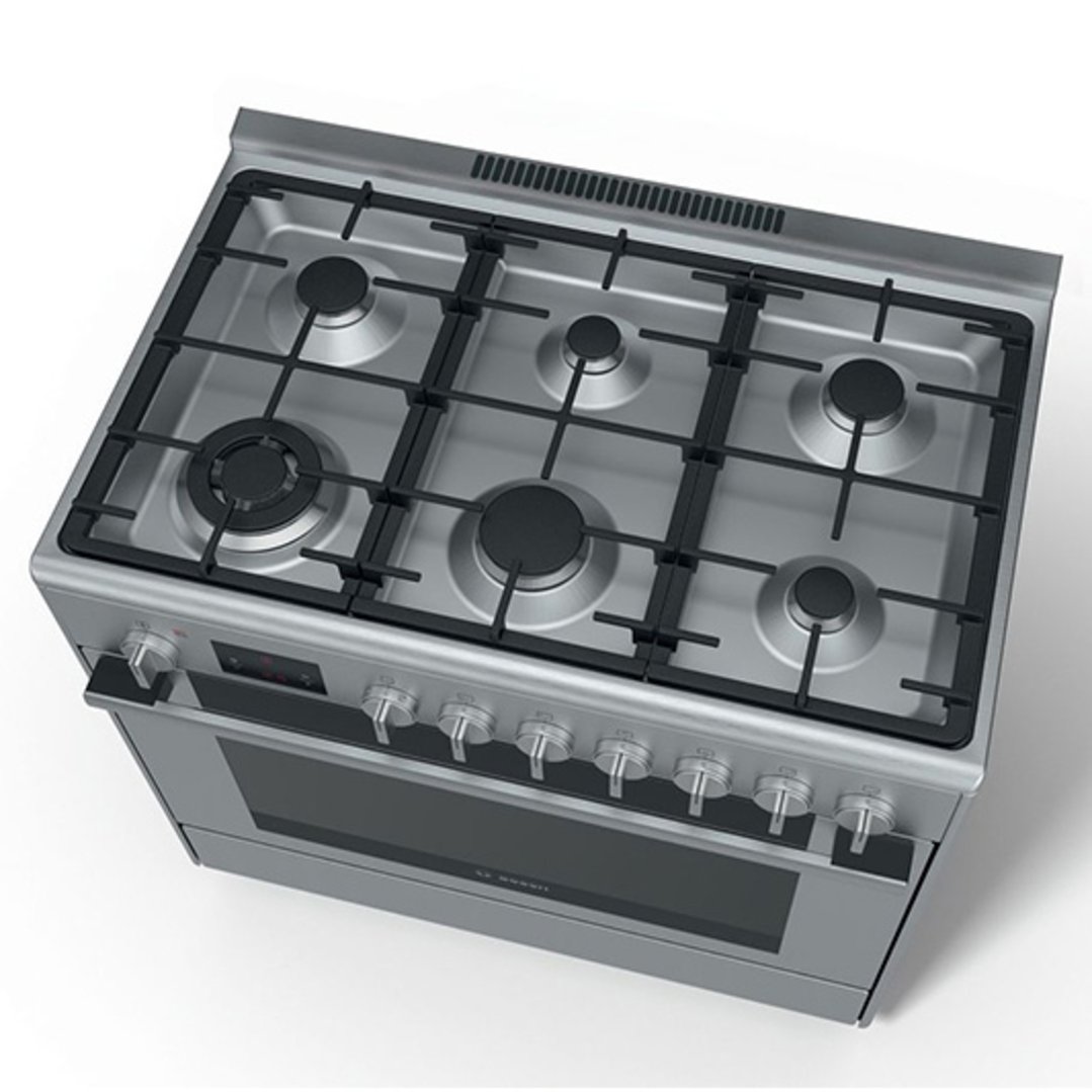 Bosch Serie 8 90cm Dual Fuel Range Freestanding Cooker HSB838357A