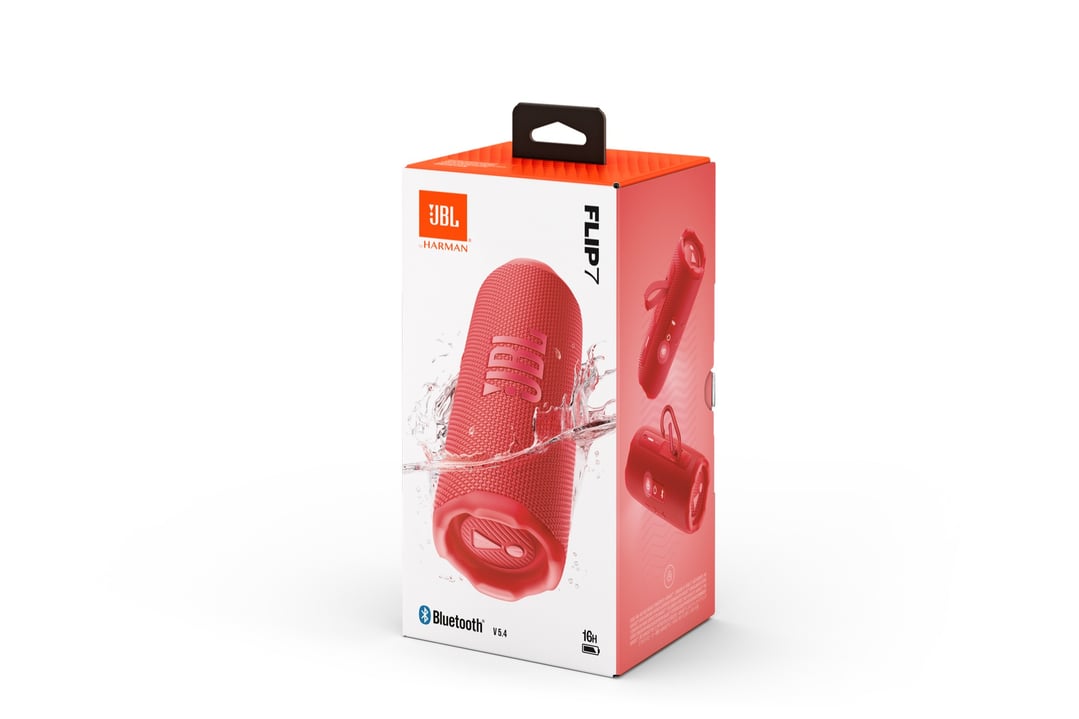 JBL Flip 7 Portable Waterproof Bluetooth Speaker - Red JBLFLIP7RED