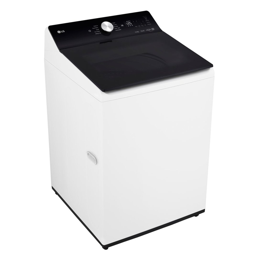 LG 12kg AI Top Load Washer - AI DD - White WTX5-12W