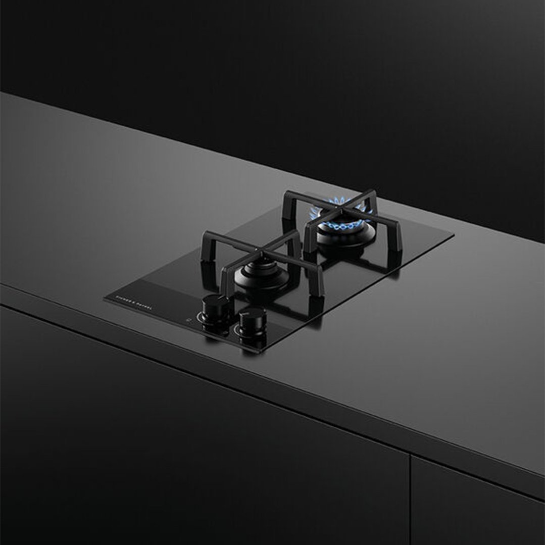 Fisher & Paykel Series 9 Gas on Glass Cooktop, 30cm, LPG CG302DLPGB4