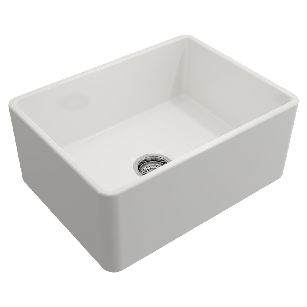 Turner Hastings Novi 60x46 Fireclay Butler Sink - Gloss White NO60FS