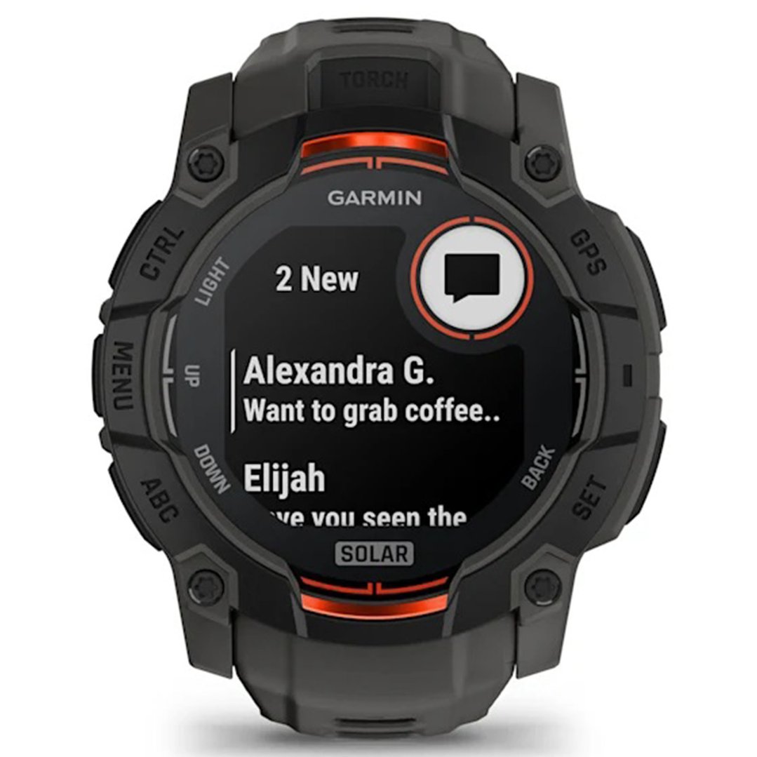 時計 Garmin Instict Garmin Instinct 3 50mm GPS Smartwatch Solar Charged Display