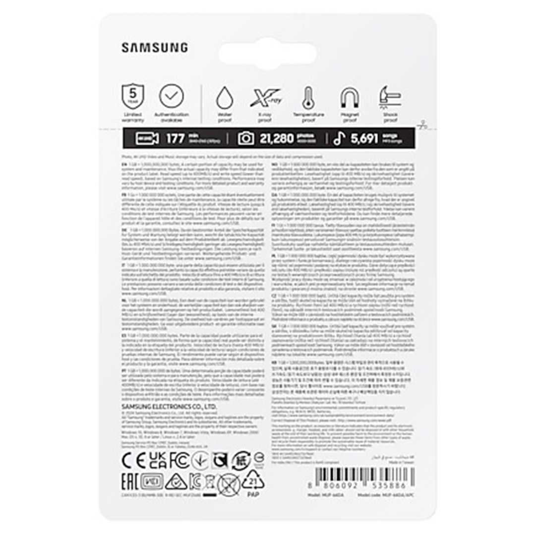 Samsung USB Flash Drive Type-C™ 64GB MUF-64DA/APC