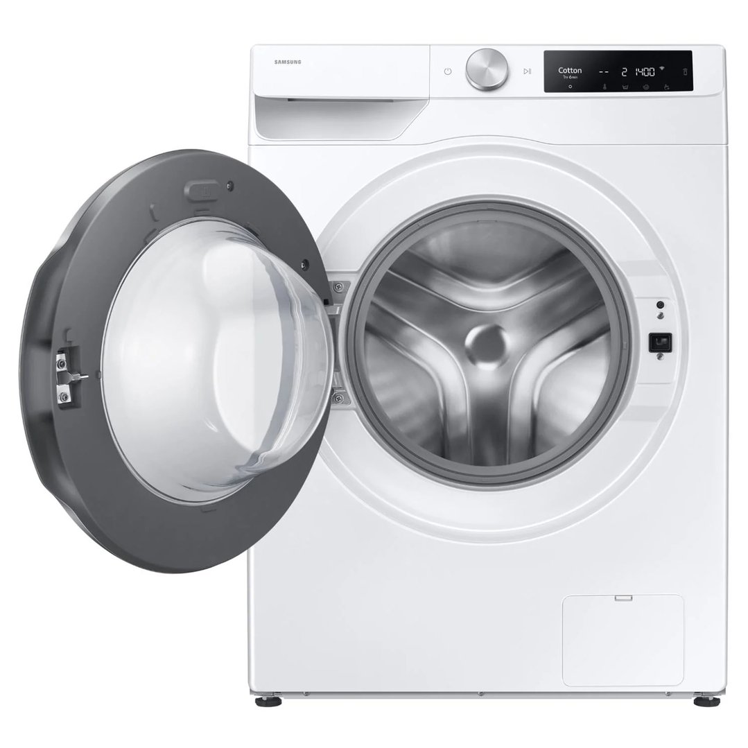 Samsung 9kg Smart Super Speed Front Load Washer - White WW90DG6U3ALE
