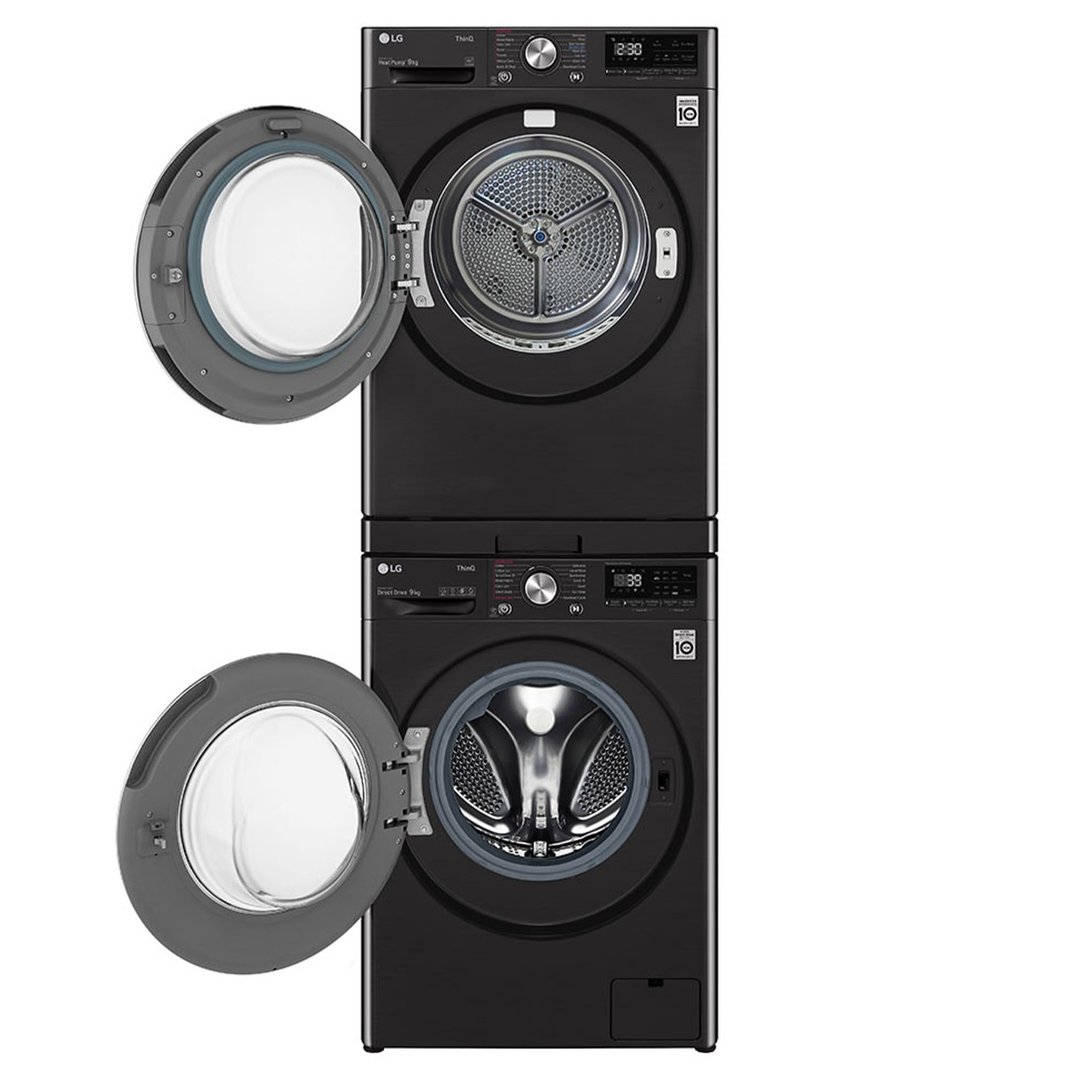 LG Black Washing Machine Stacking Kit STKIT-BK