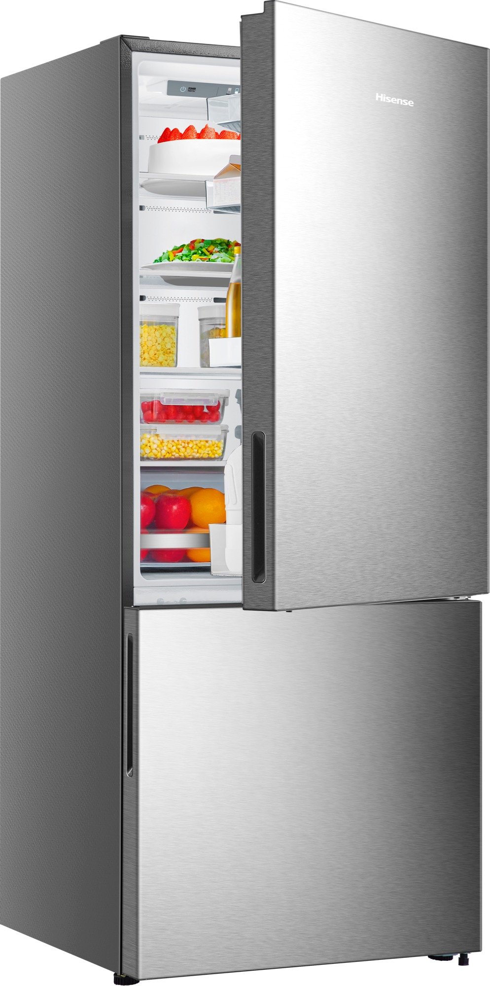 Hisense 417L Bottom Mount Fridge Silver HRBM418S