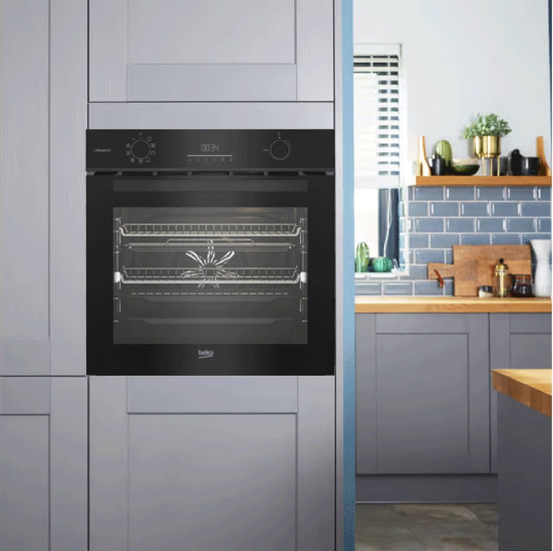 Beko 60cm Aeroperfect™ & Pyrolytic Cleaning Built-In Oven BBO6851PDX1