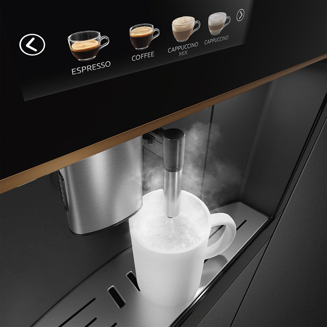 Smeg 45cm Dolce Stil Novo Built-in Coffee Machine CMS4604NR