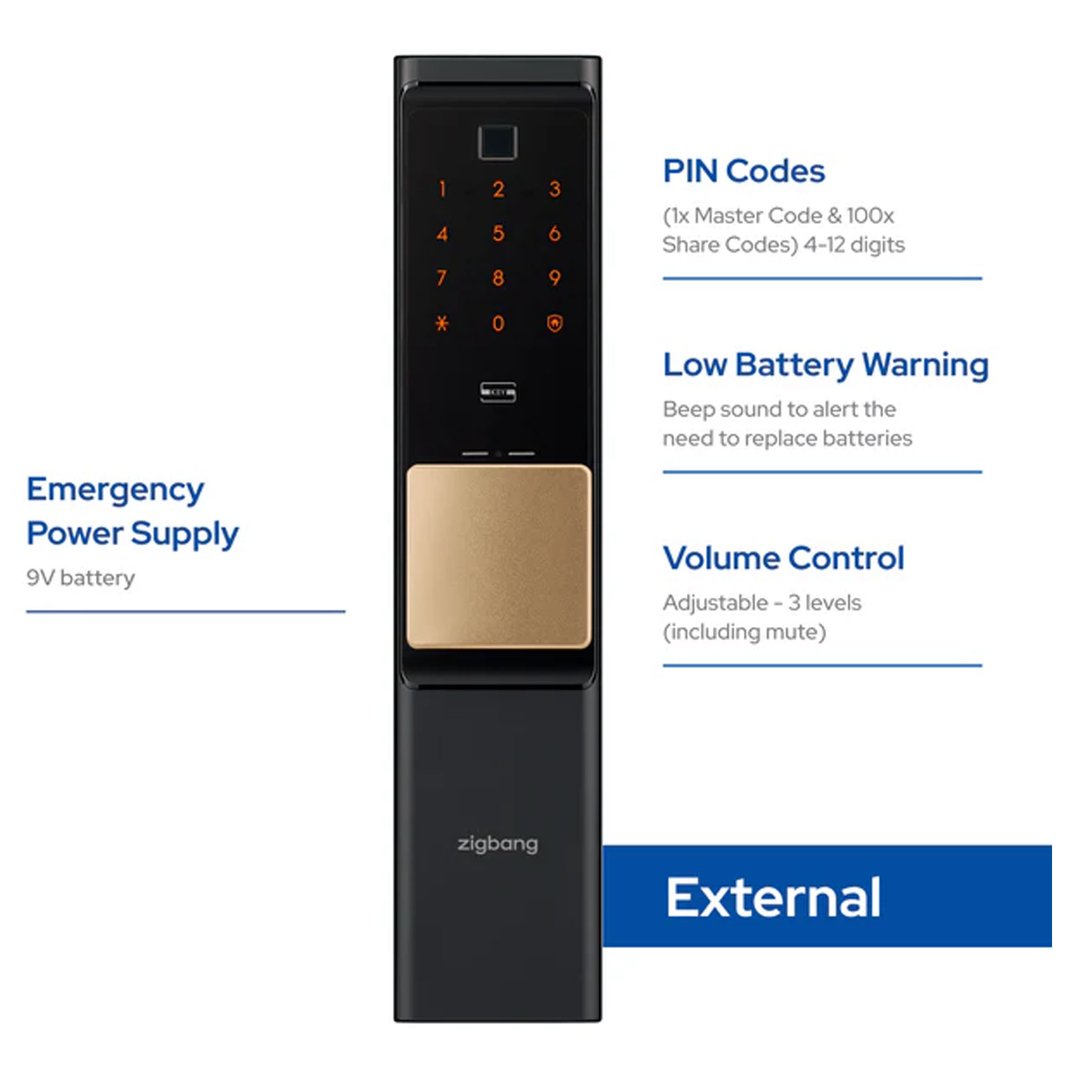 Zigbang SHP-R80 Smart Door Lock SHP-R80FCLP/ZE