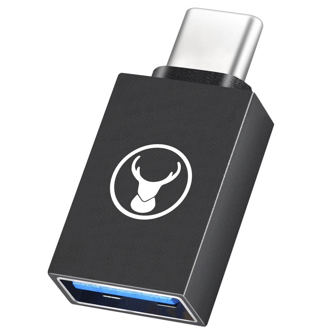 Bonelk USB-C to USB-A 3.0 Adapter Black ELK-80062-R