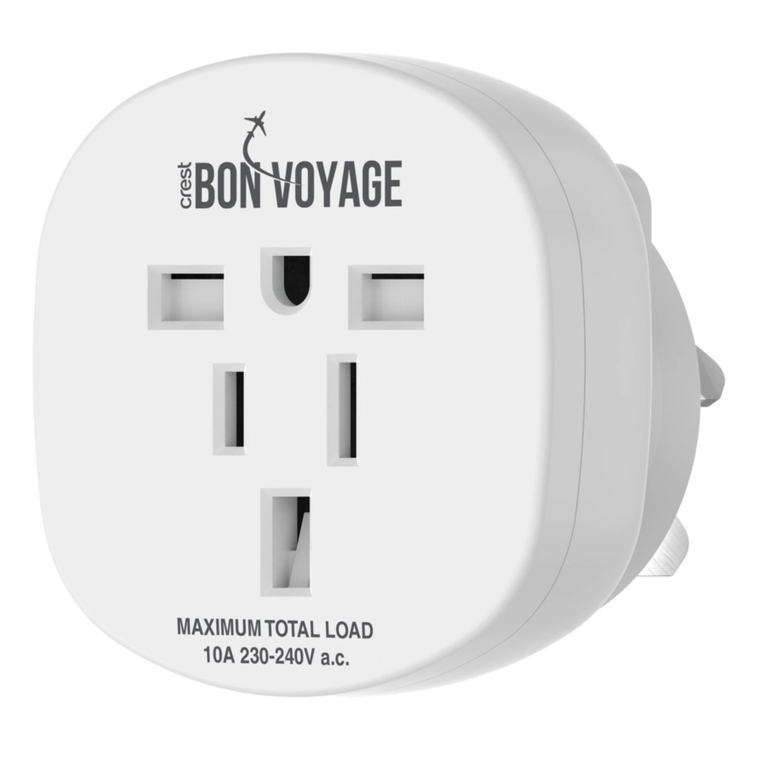 Bon Voyage USA UK HK Inbound Travel Adaptor PWW14440