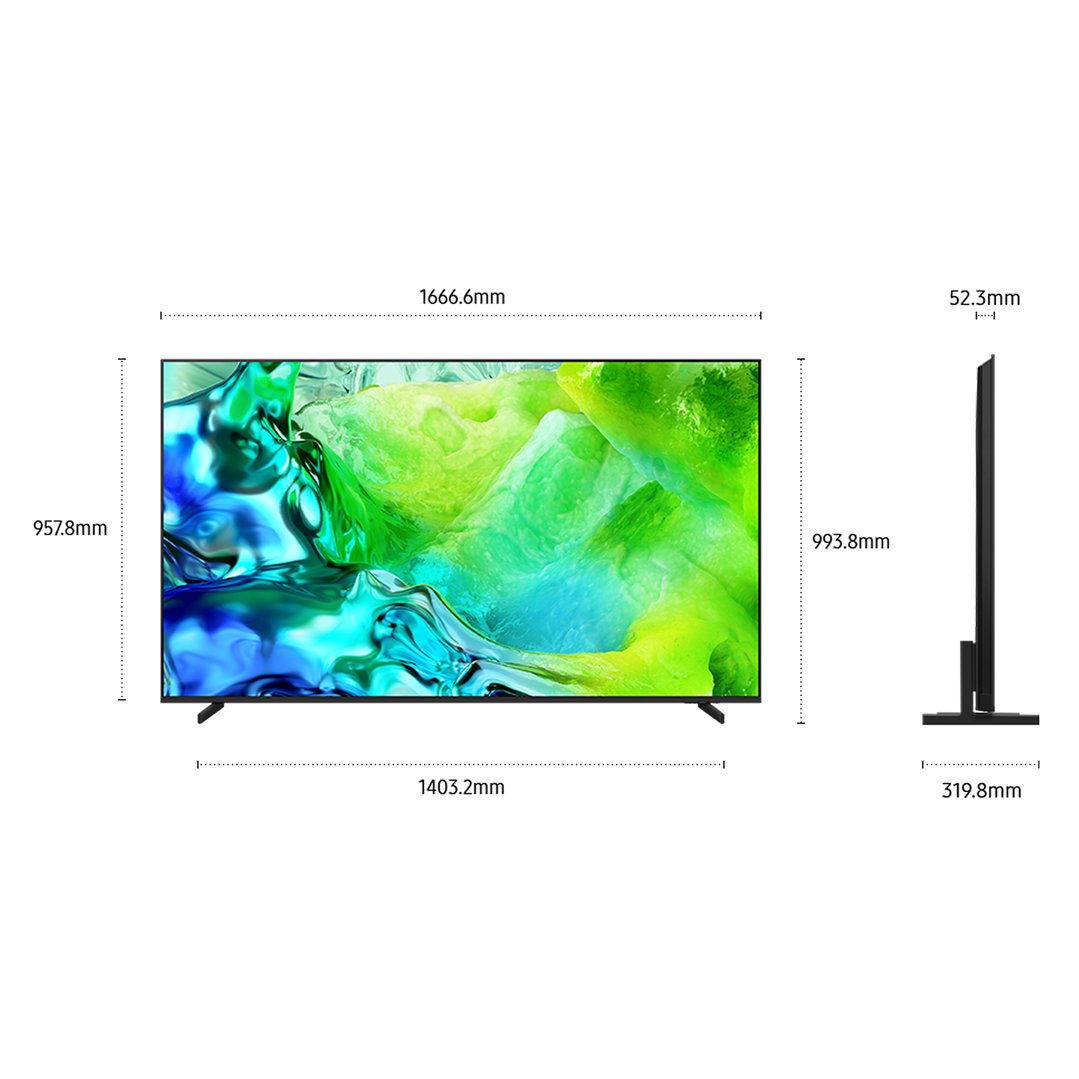 Samsung 75" QN80H NEO QLED 4K Mini LED Smart AI TV 2026 QA75QN80HAWXXY