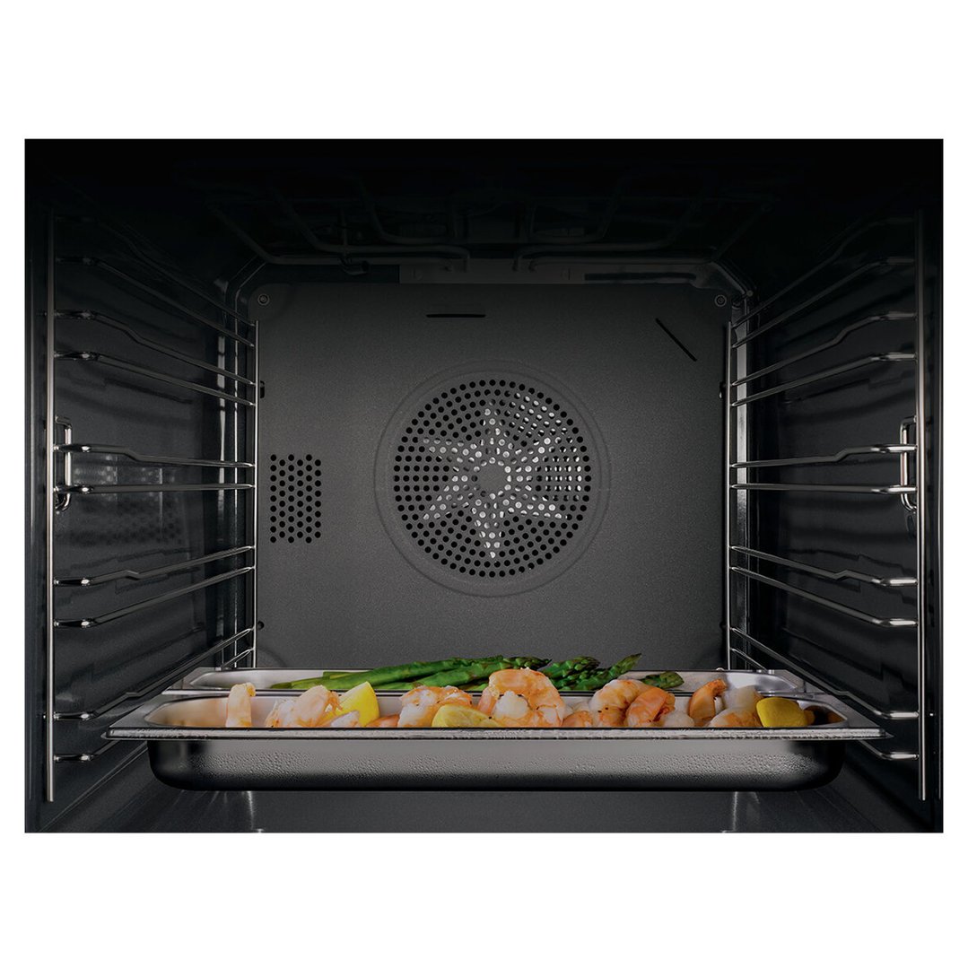 Miele 60cm 2in1 Combi Steam Oven with Rapid Cooling and Crisp Function Obsidian Black DGC7450OBSW