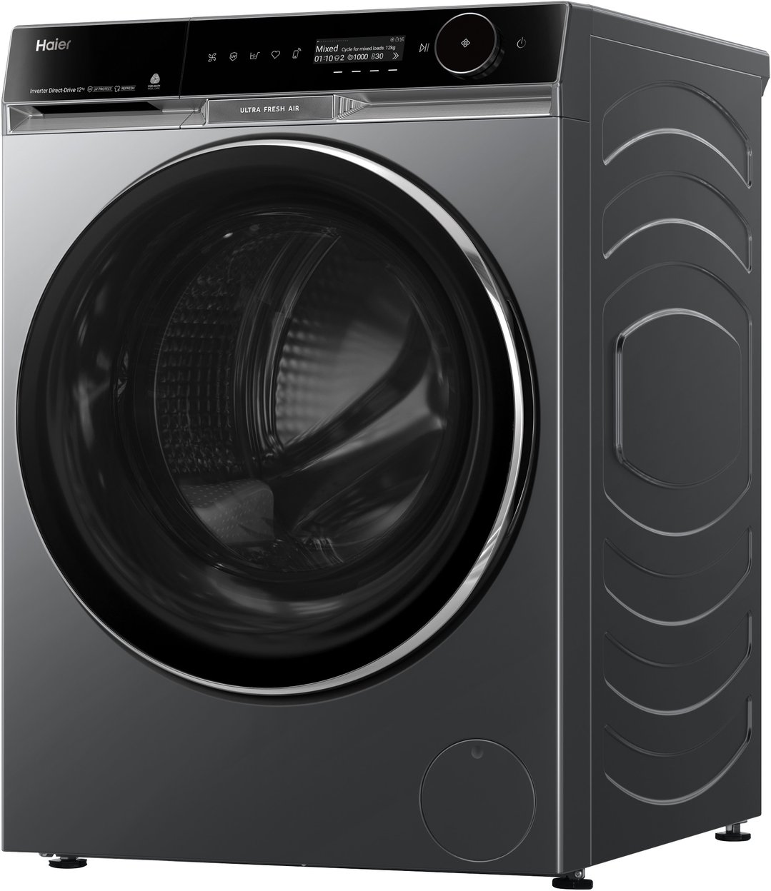 Haier 12kg 600 Series Dark Front Load Washing Machine HWF12PXB1