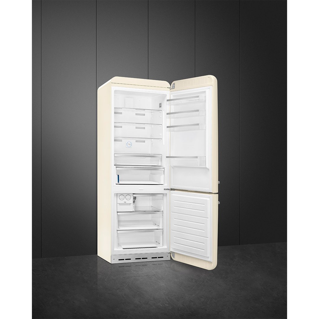 Smeg FAB 38 50’S Style Retro Refrigerator, Right Hand - Cream FAB38RCR5AU