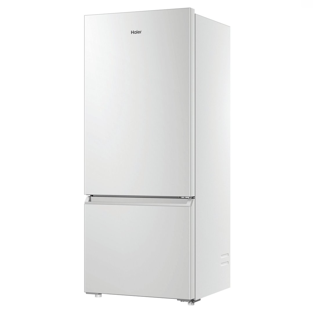 Haier Refrigerator Freezer, 70cm, 420L, Bottom Freezer, White HRF420BW