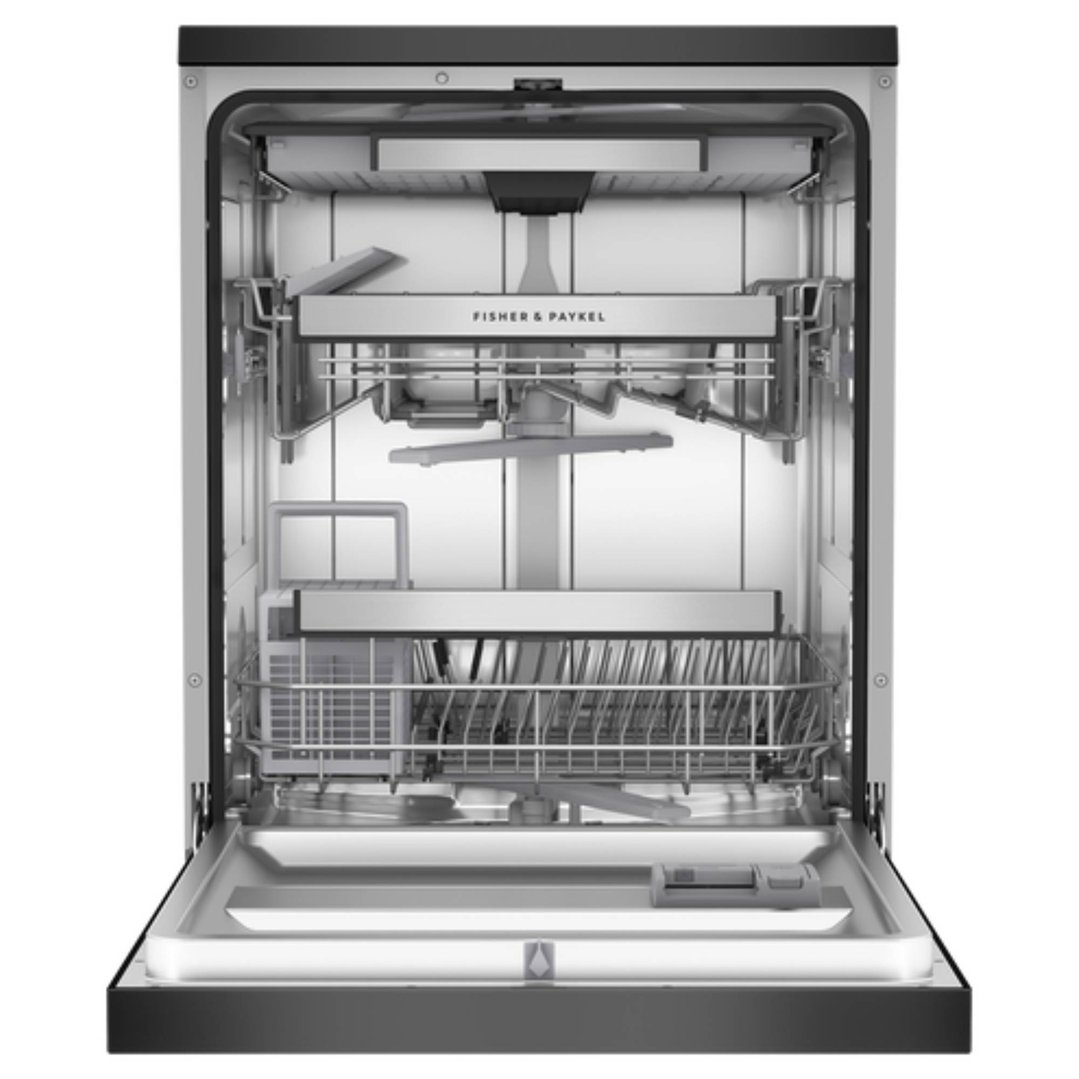 Fisher & Paykel 60cm Series 7 Contemporary Dishwasher Black Stainless Steel DW60FC3B3