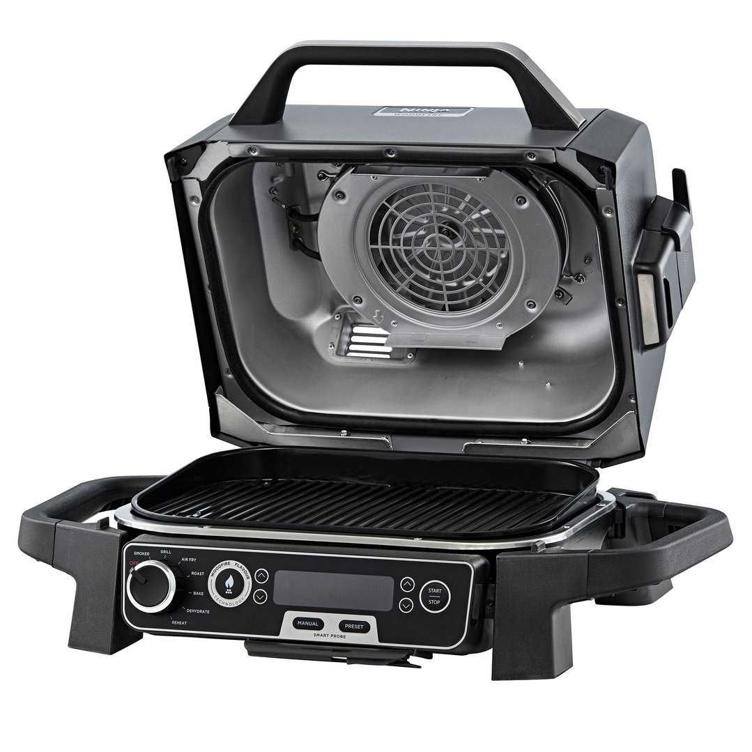 Ninja Outdoor Woodfire Electric BBQ Grill & Smoker with Smart Probe OG751