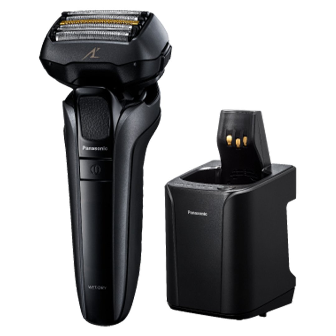 Panasonic 5-Blade Wet & Dry Electric Shaver with Cleaning Station ES-LV9U-K841