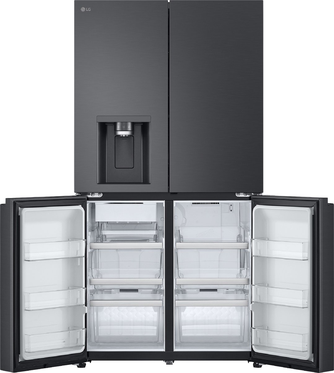 LG 638L French Door Fridge in Matte Black Finish GF-D700MBLC