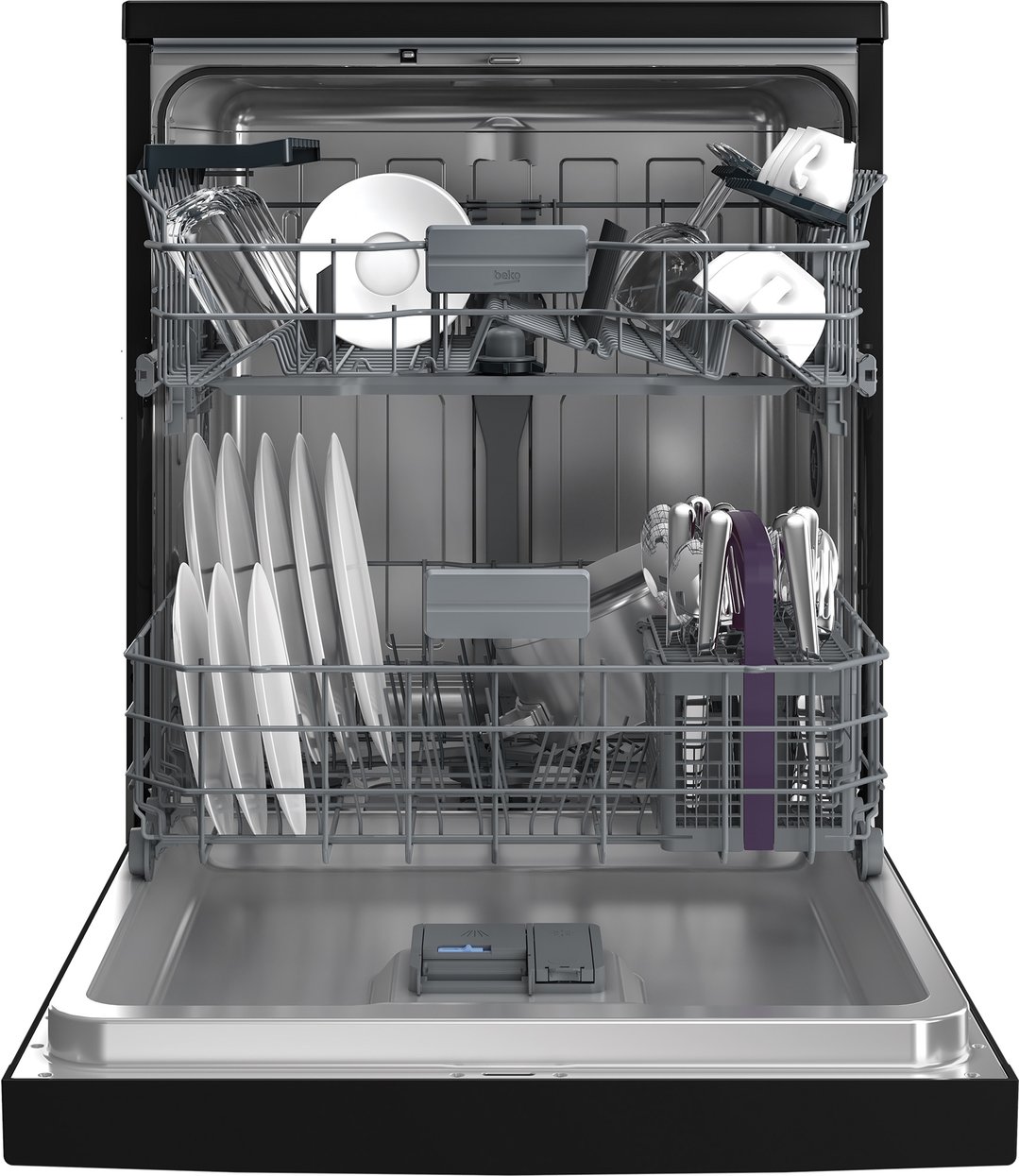 Beko 14 Place Setting Freestanding Dishwasher Black BDFB1430B