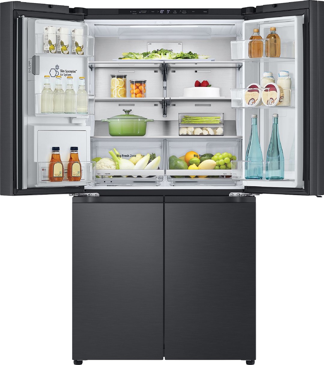 LG 638L French Door Fridge in Matte Black Finish GF-D700MBLC
