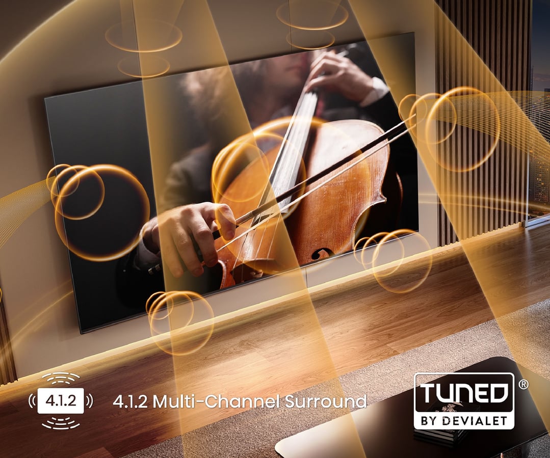 Hisense 75" U8QAU ULED MiniLED 4K QLED 165Hz Smart TV (2025) 75U8QAU
