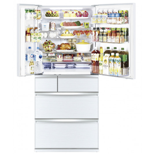 Mitsubishi Electric 700L Multi Drawer Fridge Diamond White MR-WX700C-W-A