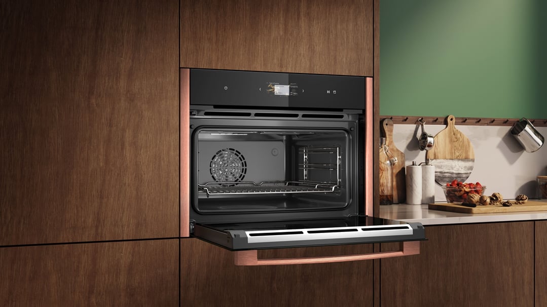 Neff Compact Oven with FullSteam with Deep Black Side Trims / Handle C29FS31Y0A-DB