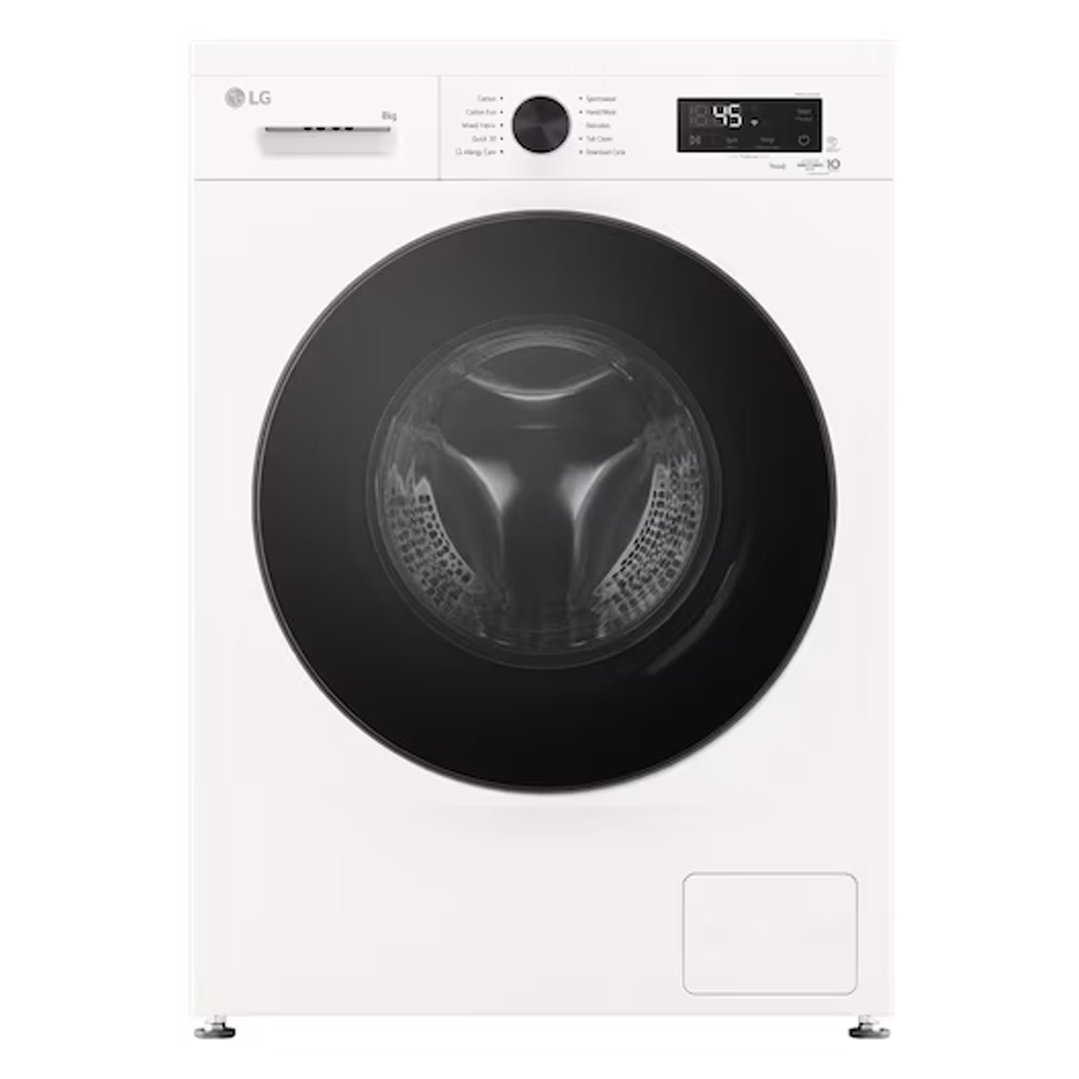 LG 8kg Series 1 Front Load Washer - Steam WV1-1208WX