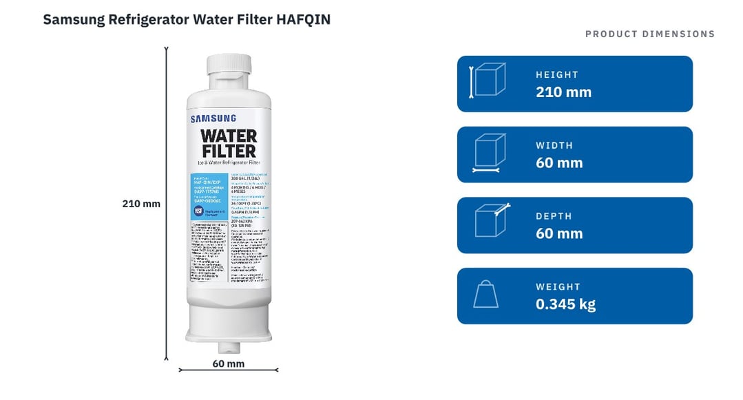 Samsung Refrigerator Water Filter HAFQIN