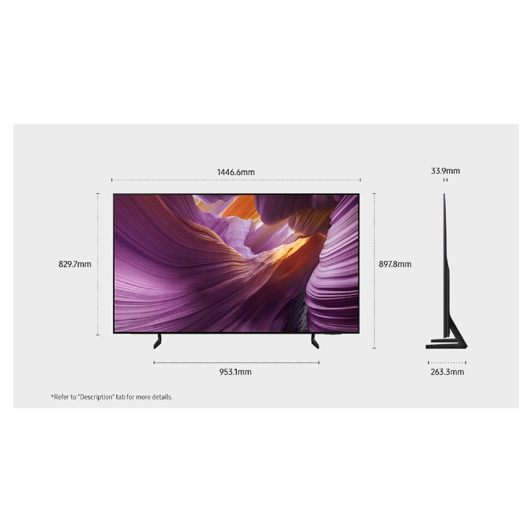 Samsung 65" S85F OLED 4K Smart AI TV 2025 QA65S85FAEXXY