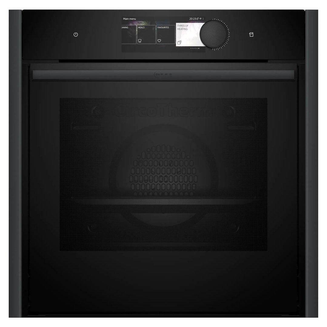 Neff 60cm Pyrolytic Slide & Hide Oven with Added Steam - Anthracite Grey B69VY7MY0A-AG