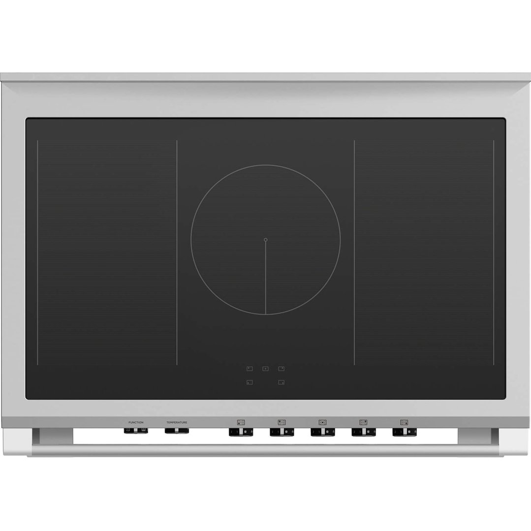 Fisher & Paykel 90cm Series 7 Classic 5 Zone Induction Cooker, 2 SmartZones OR90SCI4B1