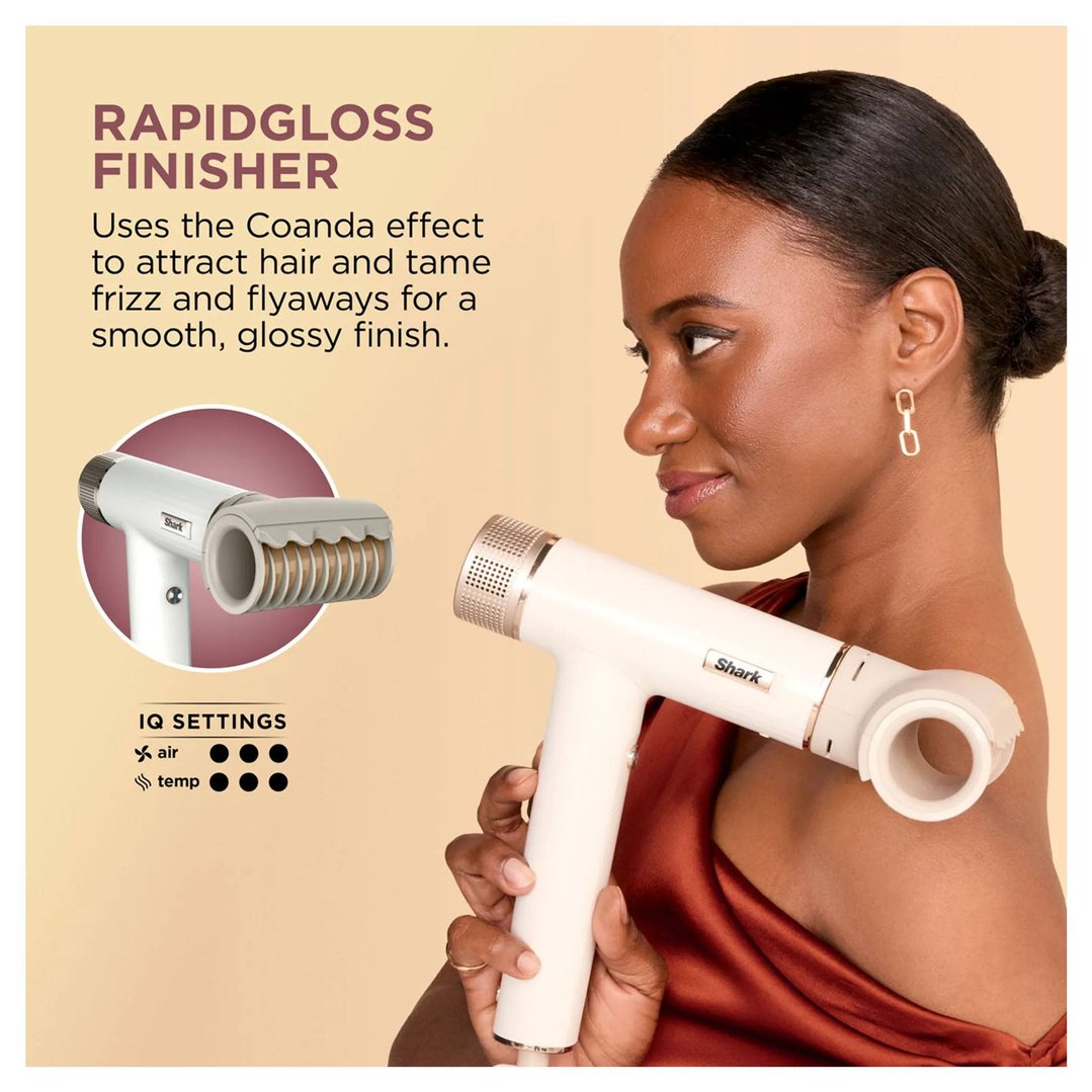 Shark SpeedStyle RapidGloss Finisher & High-Velocity Dryer HD321