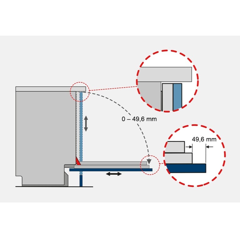 Bosch Series 8 Fully-Integrated Dishwasher 60cm Tall Tub, Variohinge SBT8ZC801A