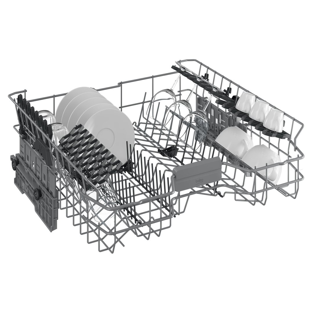 Beko 16 Place Setting Freestanding Dishwasher, White BDFB1630W