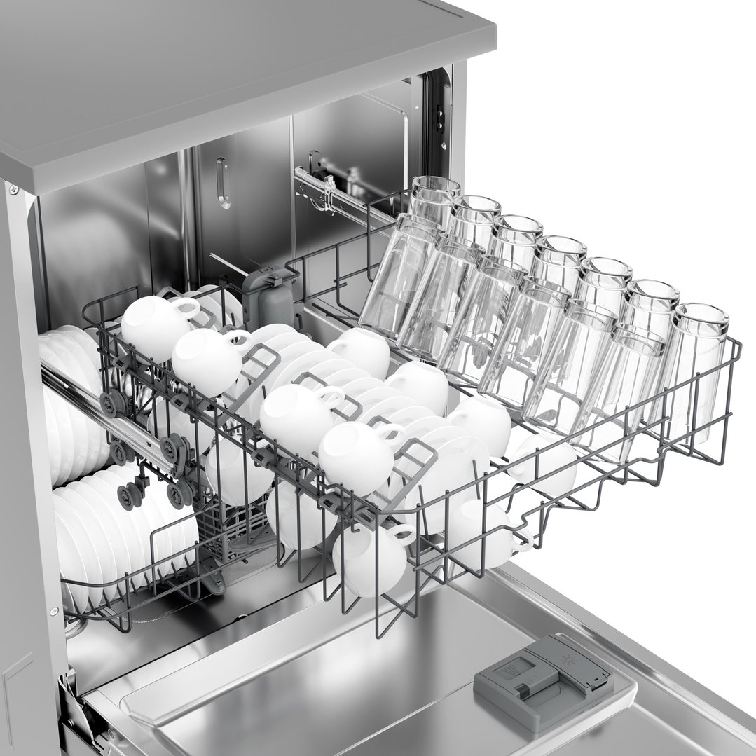 Haier 60cm 300 Series, Freestanding Dishwasher, Stainless Steel HDW13F0S1