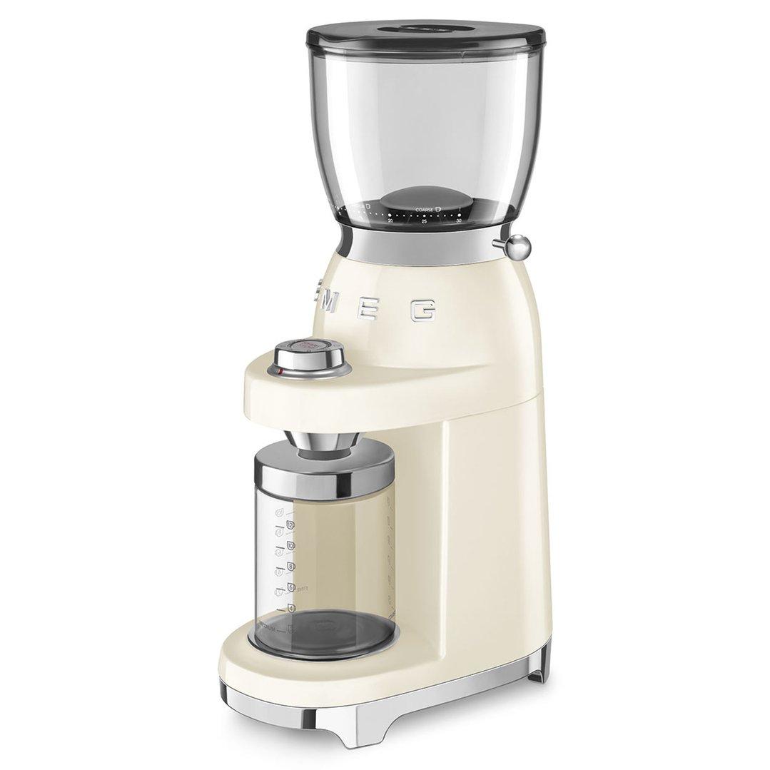 Smeg Coffee Grinder Cream CGF11CRAU Buy Online with Afterpay