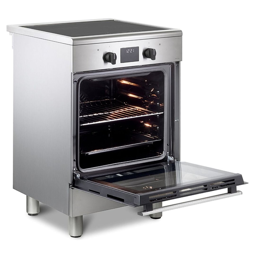Delonghi 60cm Freestanding Induction Cooker - Stainless Steel DMX64INLTC2