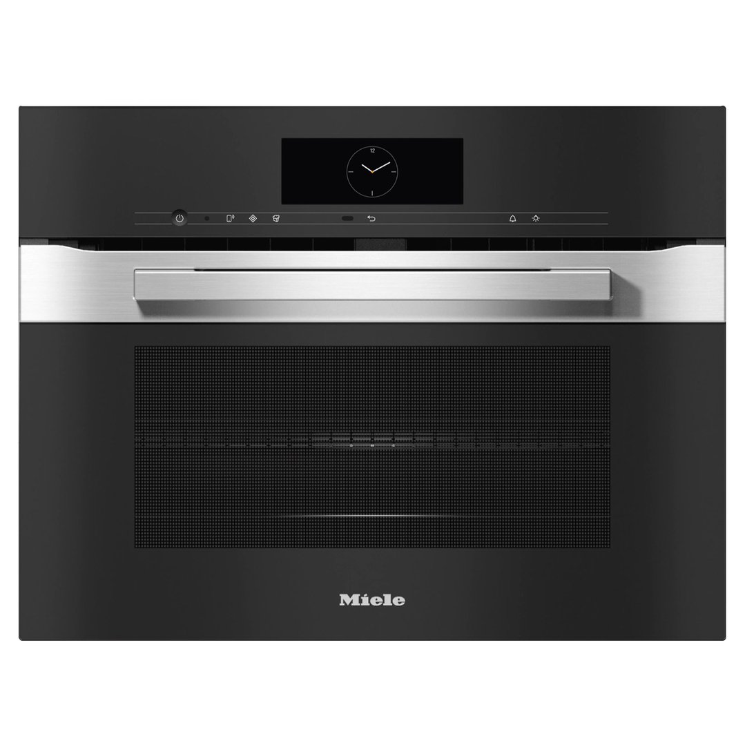Miele 45cm 3in1 Speed Oven and Microwave Combination with Crisp Function CleanSteel H7840BM