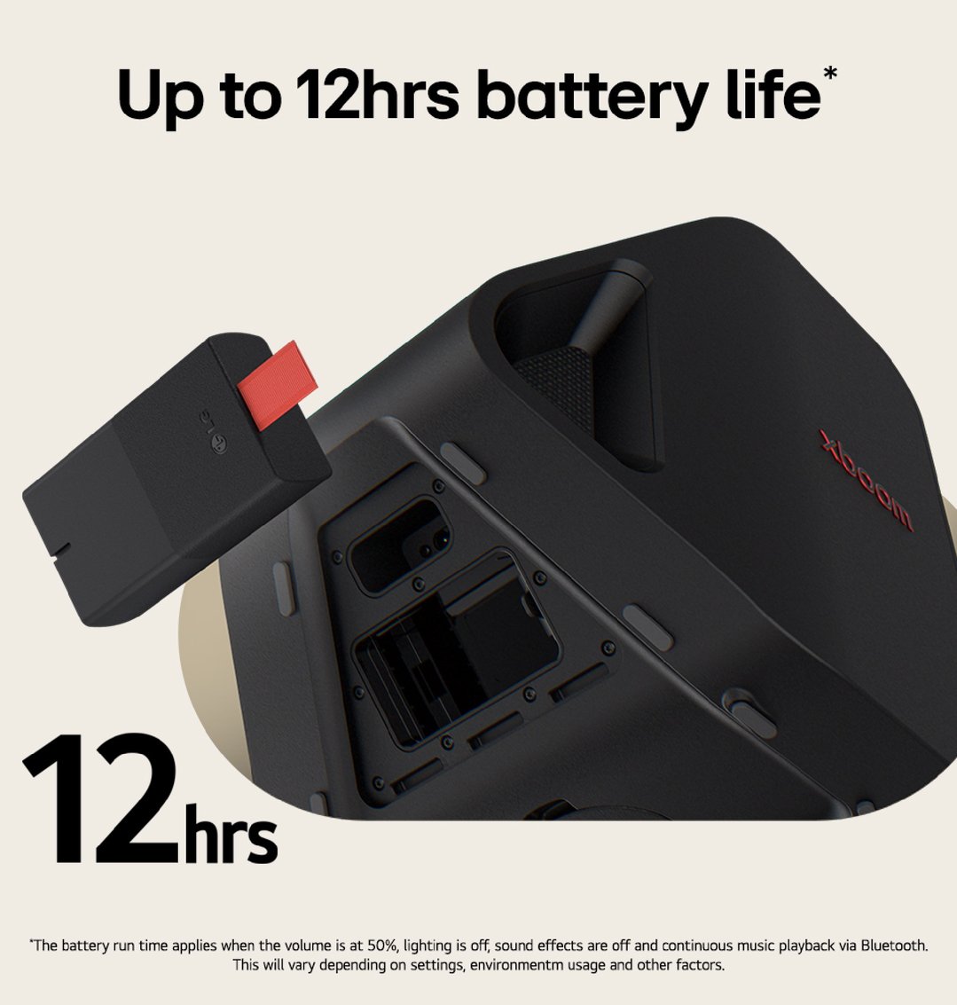 LG xboom Stage 301 Portable Bluetooth Speaker STAGE301