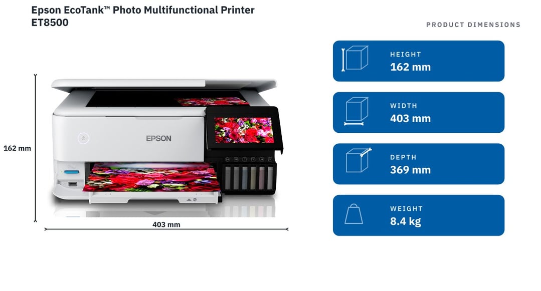 Epson EcoTank™ Photo Multifunctional Printer ET8500